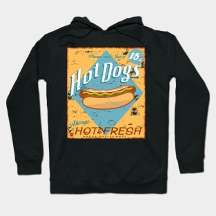 Vintage Hot dog Sign Hoodie